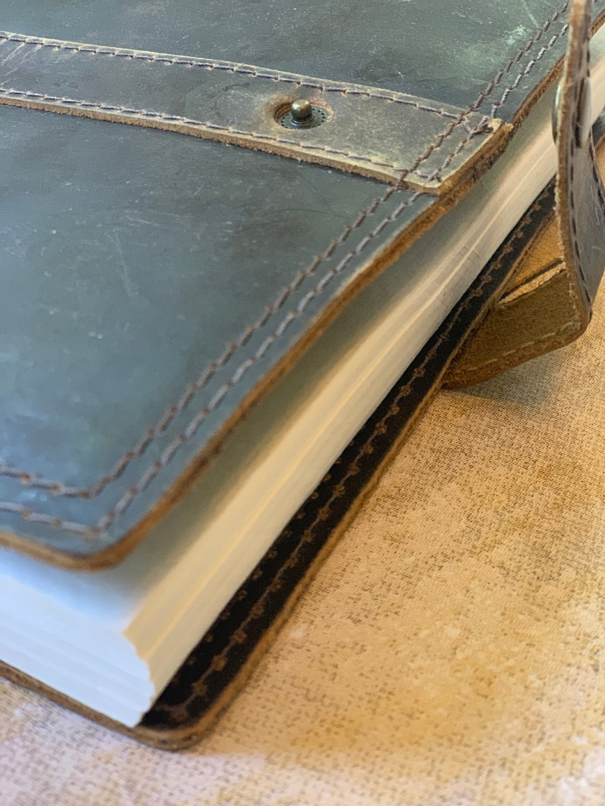 Tuk Tuk Press® Ranger Edition, Weathered Leather Journal, 200 Blank Cotton Pages